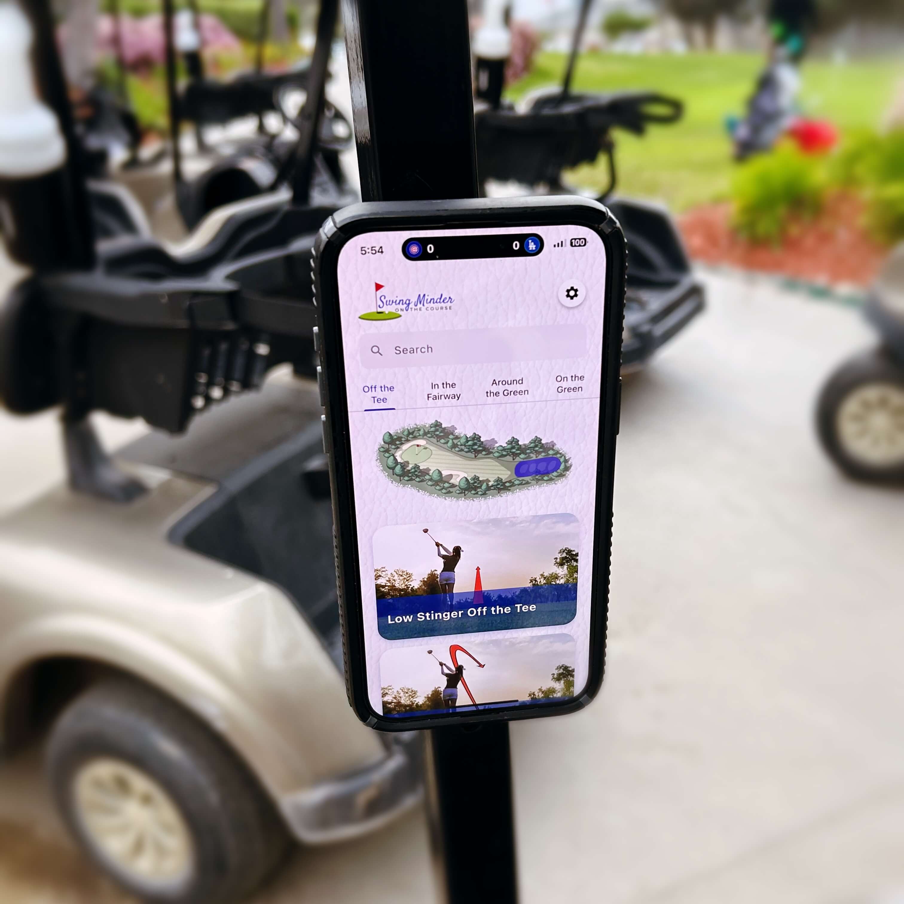 MagMount Golf Cart Phone Holder